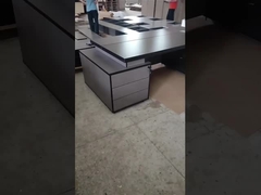 Executive Office Schreibtische CEO Schreibtisch mit Seitenkabinett