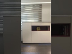 BESTON Büromöbel Holzschränke Weiß Schrank