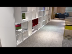 BESTON Fabrik Bibliothek Möbel Qualität Weiß lackiert Display Würfel Bücherregal