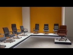 BESTON Furniture Executive Office Chair Rolling Swivel PU Lederstuhl mit Schleife