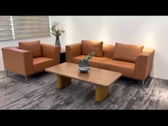 BESTON Moderne Bürosofa Leder Wartezimmer Komfortables Sofa