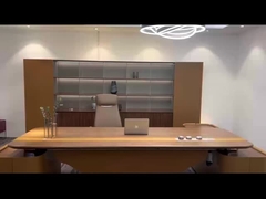 BESTON Moderner L-förmiger Chef-Büro-Computertisch Eck-Schreibtisch für Führungskräfte