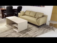 BESTON individuell angepasste Wohnzimmer Leder Rechteck-Sektionssofa Büro-Sofa-Set