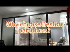 Sehen Sie sich die Demo zu Glas-Büroteilern, Trennwänden, Stabilität und Sicherheit an