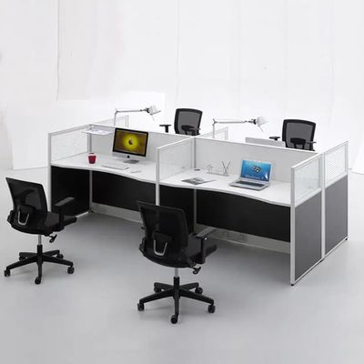 ISO-zertifizierter modularer Arbeitsplatzschreibtisch mit anpassbarer Größe und Melaminplatte