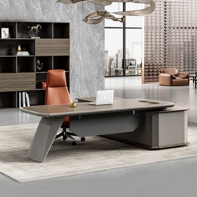 2M Moderner Chefschreibtisch MFC Bürotisch Boss Chefschreibtische