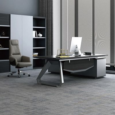 Metallrahmen-Chefbüroschreibtische MFC Modern ohne Schlösser