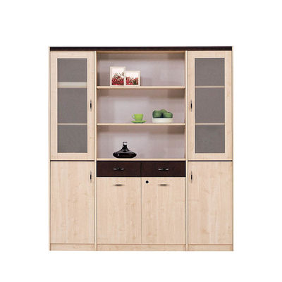 Hoher, abschließbarer Aktenschrank aus Holz, modern, kratzfest