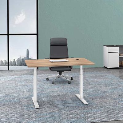 Automatischer Hebe-Bürohöhenverstellbarer Schreibtisch aus Holz mit elektrischem Stehlift