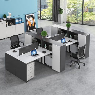 Schwarz-weiß Büromöbel Personal Tisch Schreibtische Arbeitsplatz mit Schublade