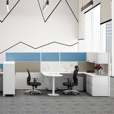 Büro-Callcenter Aluminiummöbel Modular 2 Sitzplätze Büro-Arbeitsplätze Schreibtische