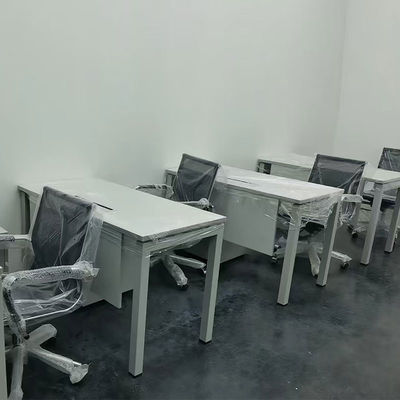 1.2M Holzweiß Einzelcomputer Mitarbeiter Tisch Arbeitsplatz für Büro