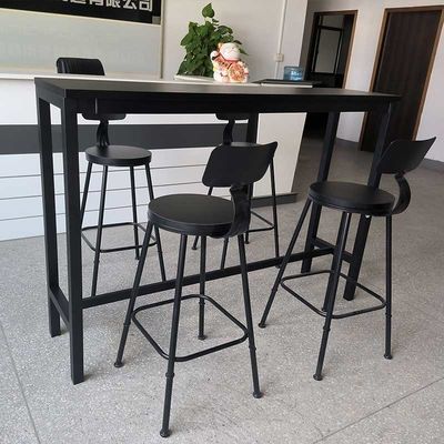 Schwarz Holz Home Bar Einheit Ecke Mini Bar Schrank Alkohol Bar Tisch