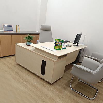 L-Form Executive Office Schreibtisch mit anpassbaren Farben und Abmessungen 1800*1600*750mm