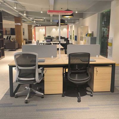 Hersteller von Büromöbeln Holz lineare Arbeitsstationen Bürostelle