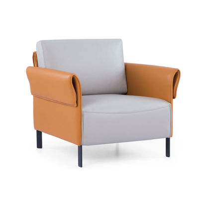 Bürosofa Möbel Handelsbüro Ecksofa PU Leder Wartezimmersofa
