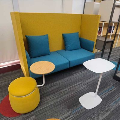 Modernes Büro Wartebereichssofa Farbiges Gewebe Hoch-Hinteroffice-Sofa