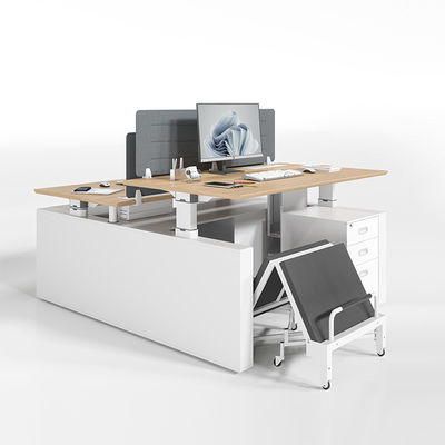 Moderne verstellbare Stehschreibtisch 2 4 Personen Elektrische Sit And Stand Schreibtisch