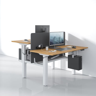 Holz ergonomischer Sitz-Stand-Tisch Elektrischer Höhenverstellbarer Steh-Tisch