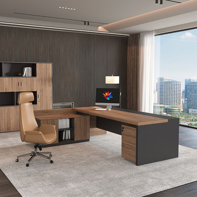 Luxus Executive Büro Möbel CEO Schreibtisch Holz Computer Schreibtisch für Büro