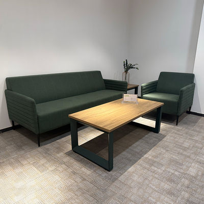 Fabrikpreis Grünes Gewebe Büromöbel Luxus-Bürosofa