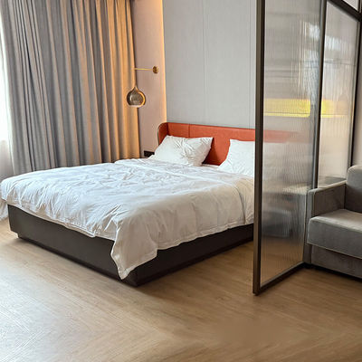 Modernes Hotel Luxus Schlafzimmer Hotelzimmer Sets Bettrahmen Betten mit Kopfteil