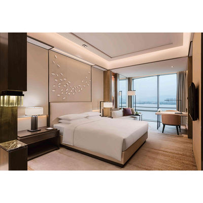 Luxus-Hotel Wohnungsmöbel Custom 5 Sterne King Größe Lederbett