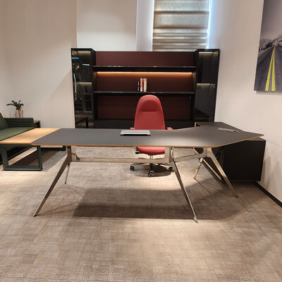 Heiß verkaufender Bürotisch 1,8 m moderner L-Form-Chefschreibtisch für CEO-Büromöbel