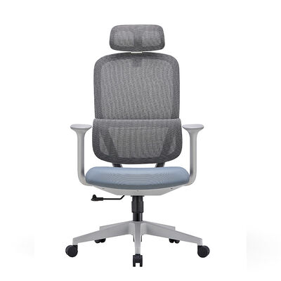 High Back Modern Mesh Office Chair Ergonomischer Computerstuhl Liegestell Executive Chair mit Kopfstütze für Arbeitsplatz