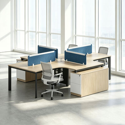 Büro-Arbeitstische, die elegantes, modernes Design mit praktischen Funktionen kombinieren, um komfortable Büroarbeitsumgebungen zu schaffen