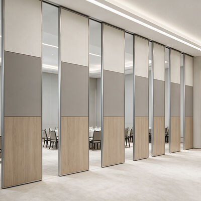 Moderne Schiebewand Trennwand Holz Melaminkarton bewegliche Platten für Büro und Saal