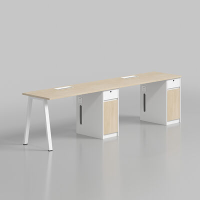 Moderne Modular 4 6 Sitzplätze Büro-Arbeitsplatz Geschäftspersonal Büro-Schreibtisch mit Privacy-Bildschirm-Partition