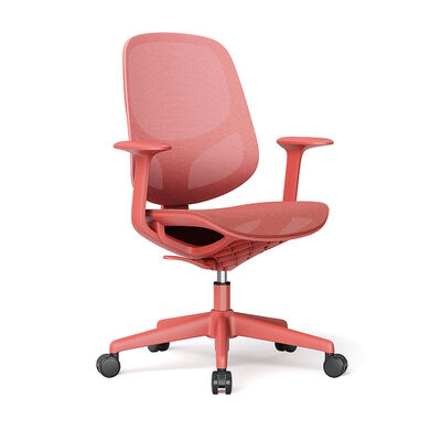 Breathable Mesh Bürostuhl mit verstellbarer Höhe und PP-Fünf-Sterne-Basis für ergonomische Unterstützung