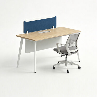 25mm Melaminplatte Büro-Arbeitsplatz-Schreibtisch mit individueller Größe und integriertem Kabelmanagement