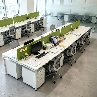 BS-WT60 Modular Workstation Desk mit 25 mm Melaminplatte und Grünstoff-Schnittstelle - anpassbare Größe